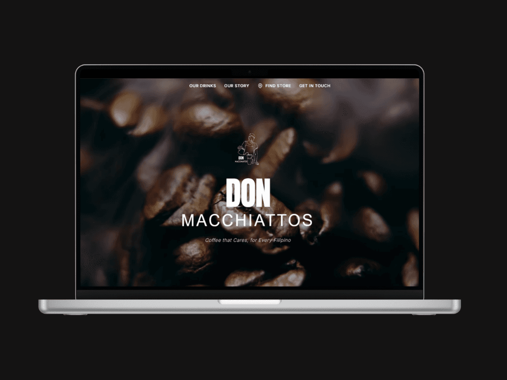 Don Macchiatos Commercial Mockup screenshot 1